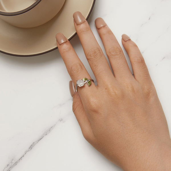 "Sylvory 925 Sterling Silver Rose UV Magic Ring"