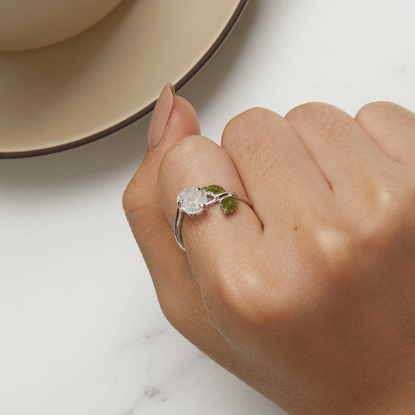 "Sylvory 925 Sterling Silver Rose UV Magic Ring"