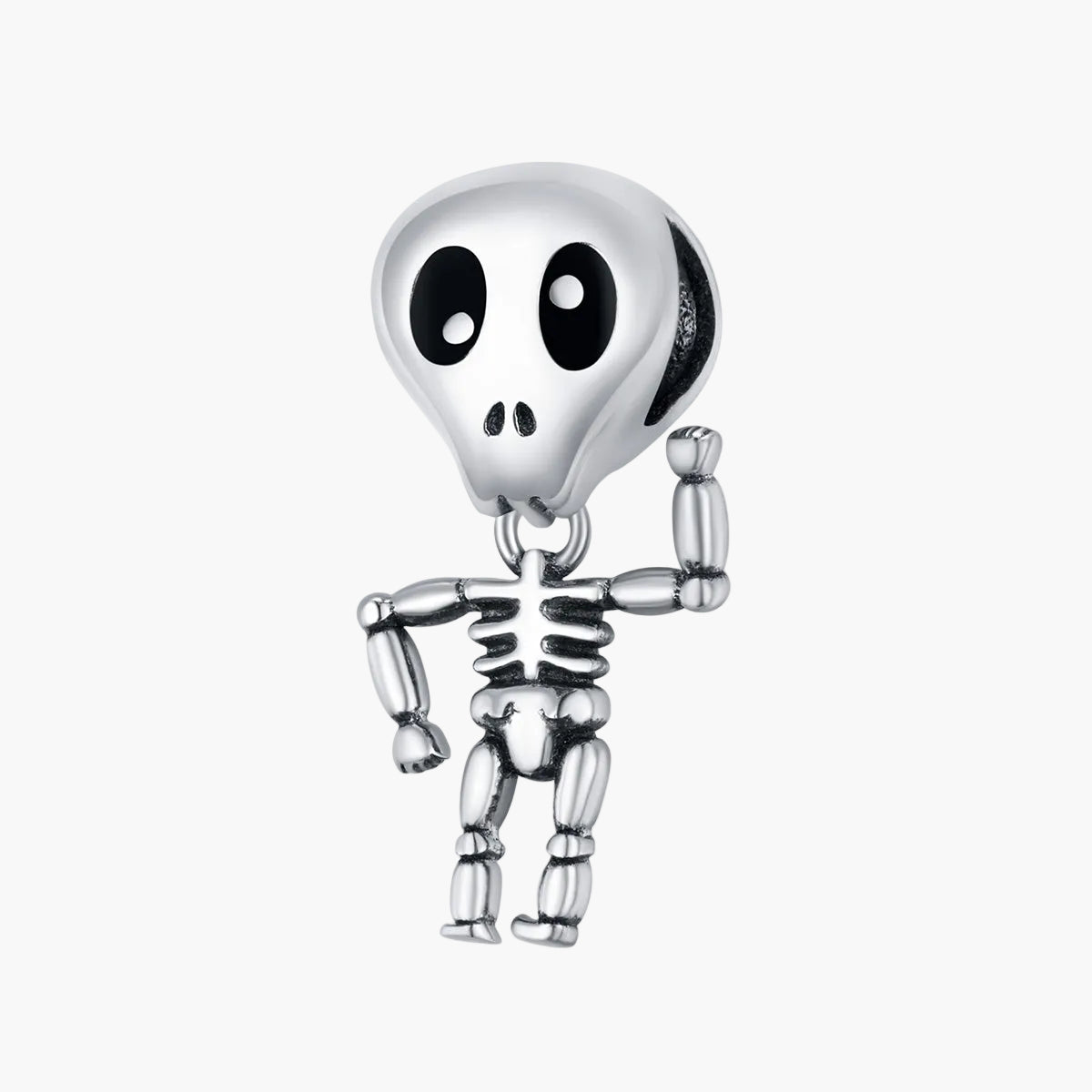 "Sylvory 925 Sterling Silver Skeleswing Charm" Main image