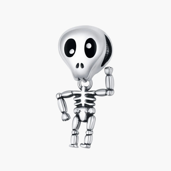 Silver Skeleswing Charm in 925 Sterling Silver by Sylvory