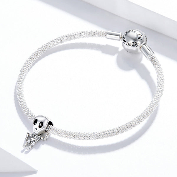"Sylvory 925 Sterling Silver Skeleswing Charm"