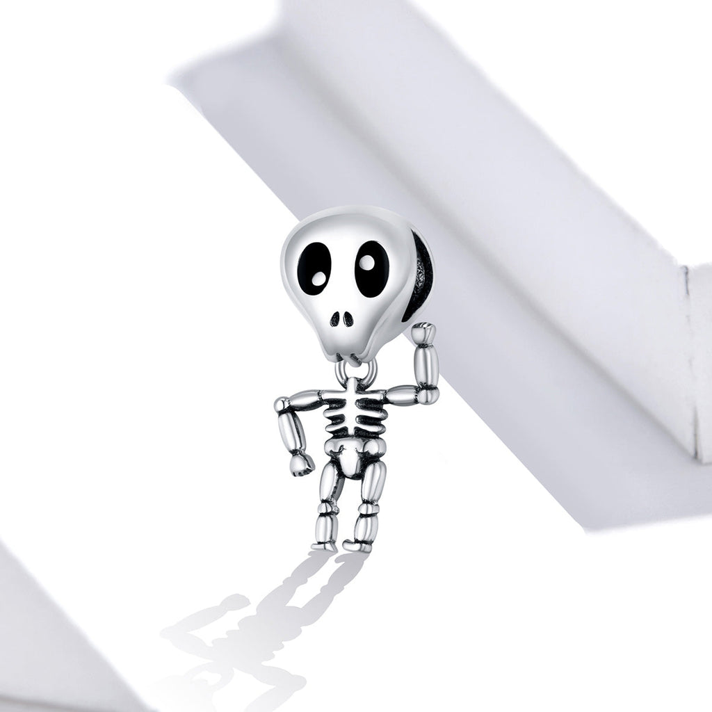 "Sylvory 925 Sterling Silver Skeleswing Charm"