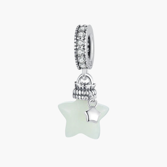 "Sylvory 925 Sterling Silver Starlight Glow Charm"