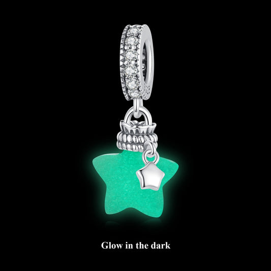 "Sylvory 925 Sterling Silver Starlight Glow Charm"