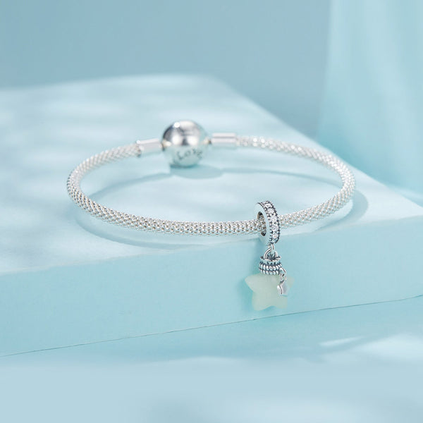 "Sylvory 925 Sterling Silver Starlight Glow Charm"