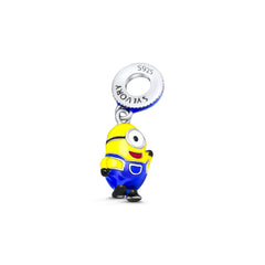 "Sylvory 925 Sterling Silver Stuart Minion Charm"