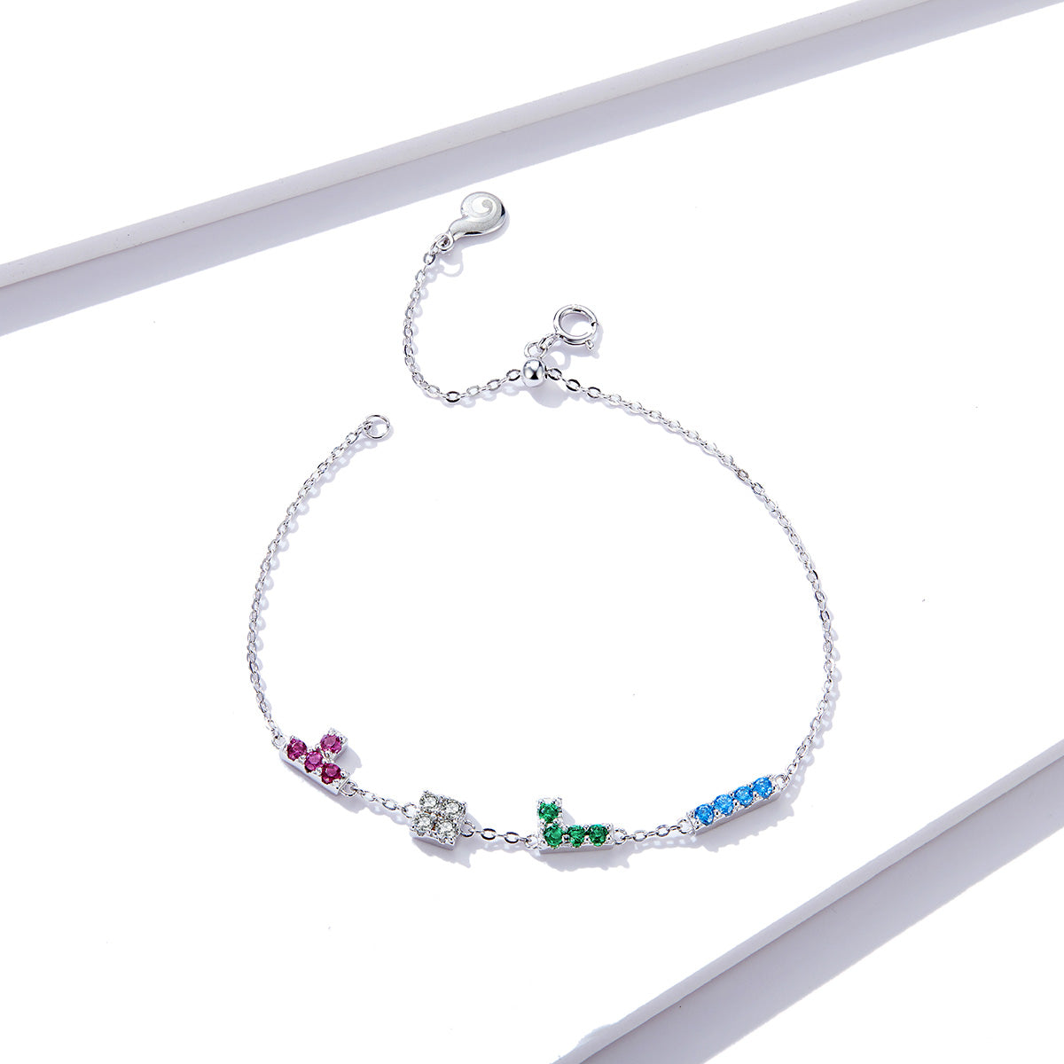"Sylvory 925 Sterling Silver TetraFlex Bracelet"
