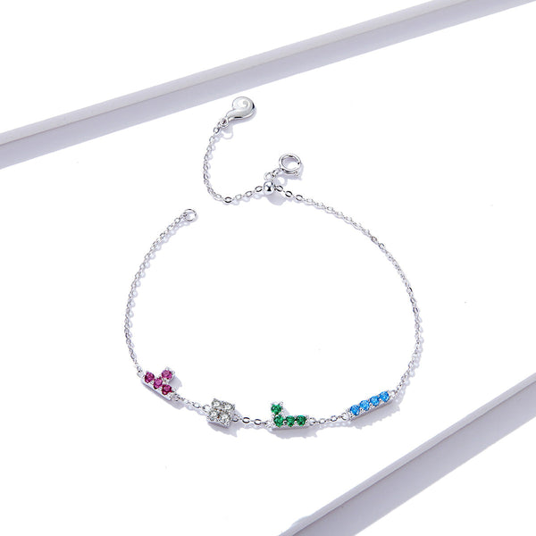 "Sylvory 925 Sterling Silver TetraFlex Bracelet"