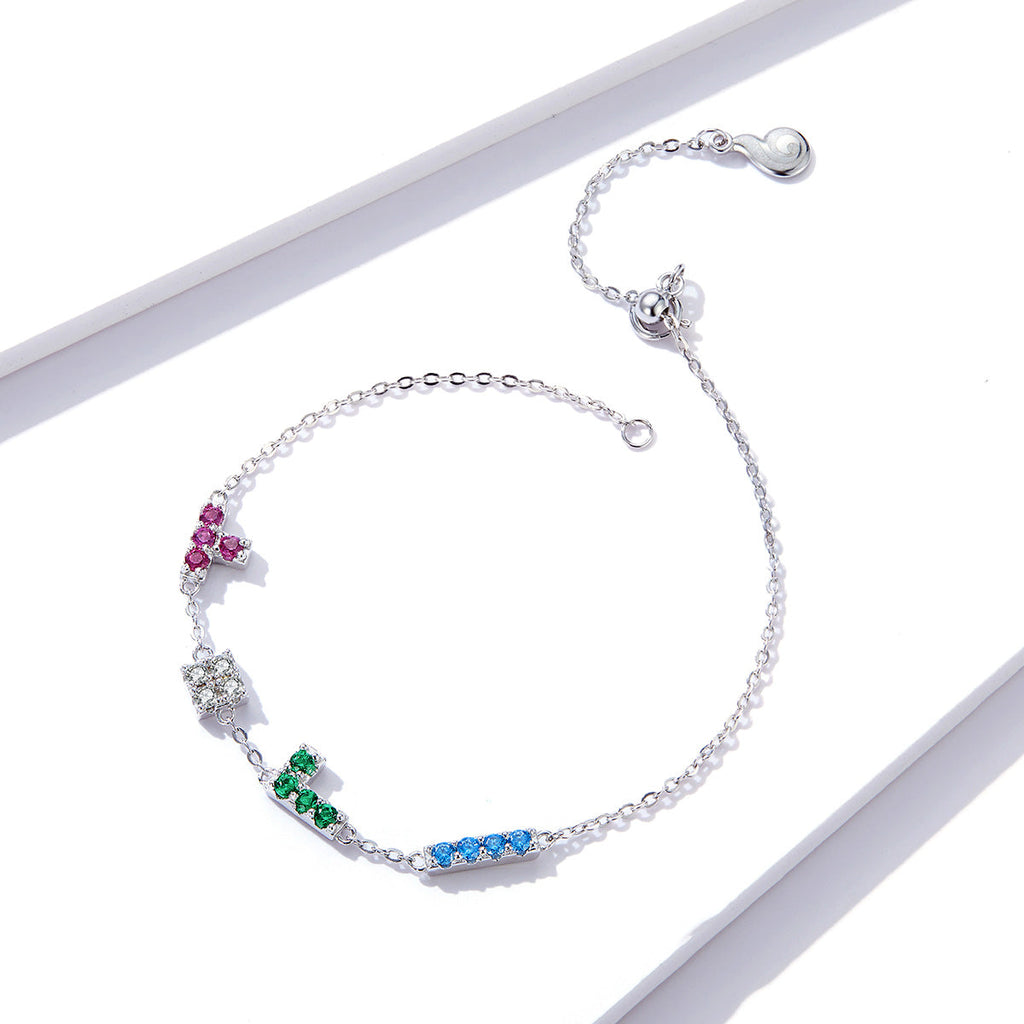 "Sylvory 925 Sterling Silver TetraFlex Bracelet"