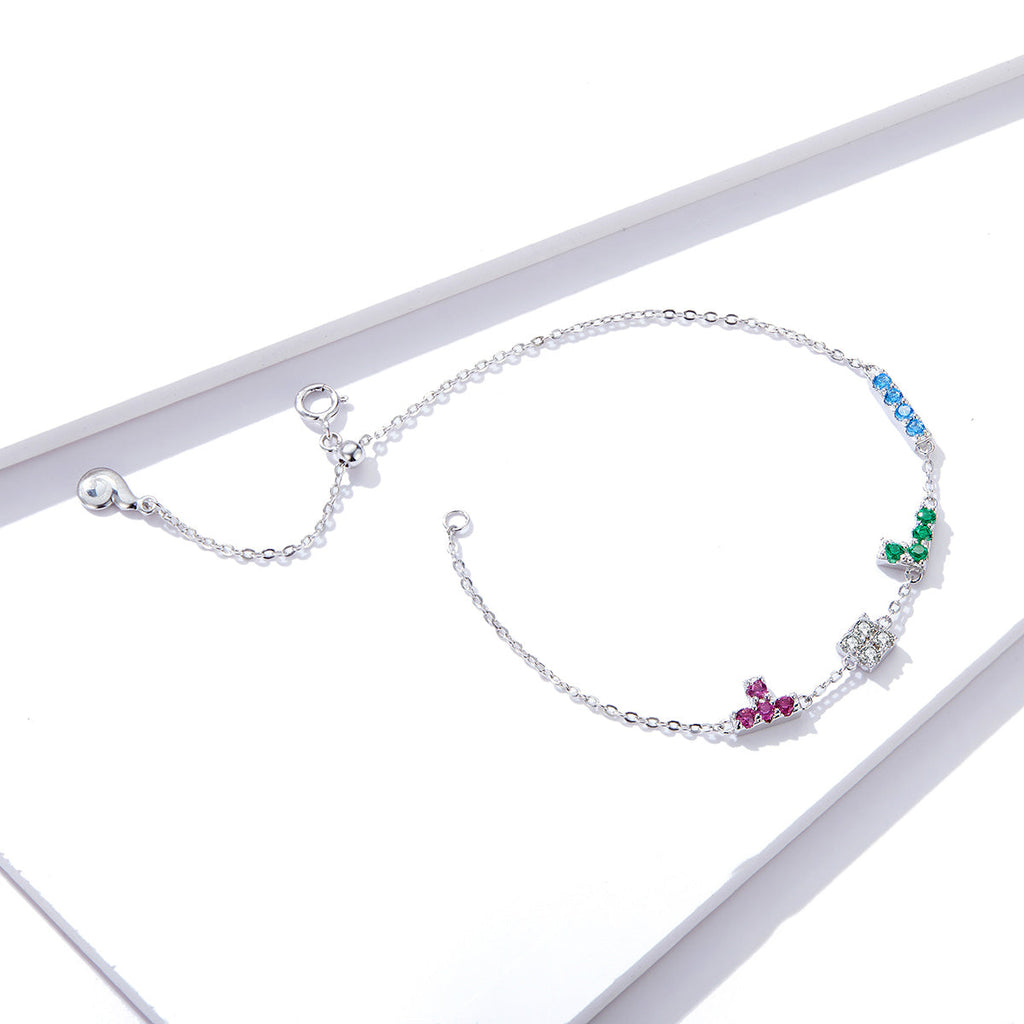 "Sylvory 925 Sterling Silver TetraFlex Bracelet"