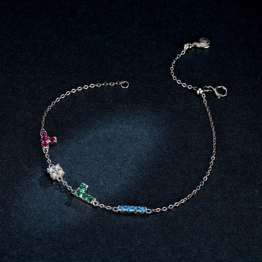 "Sylvory 925 Sterling Silver TetraFlex Bracelet"