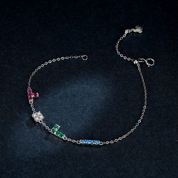 "Sylvory 925 Sterling Silver TetraFlex Bracelet"