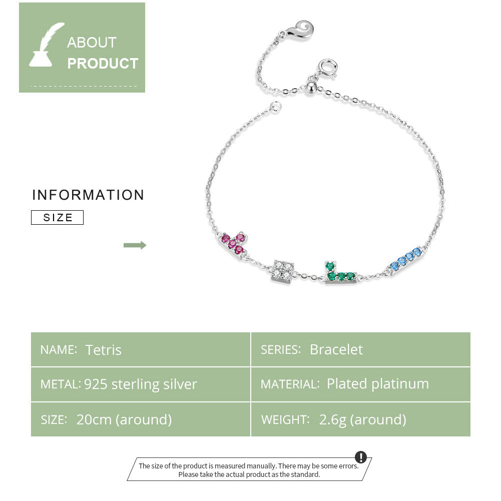 "Sylvory 925 Sterling Silver TetraFlex Bracelet"