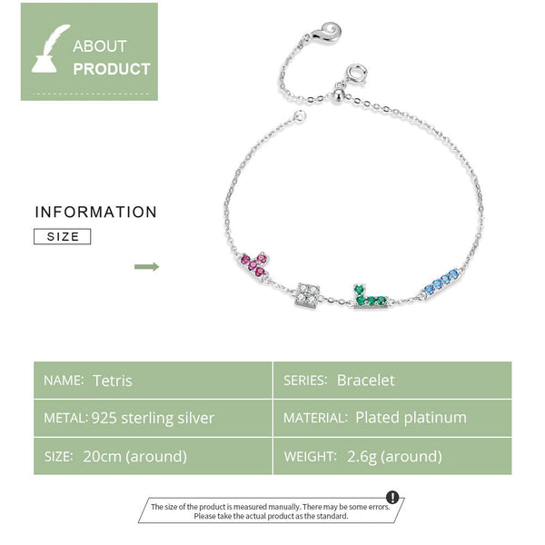 "Sylvory 925 Sterling Silver TetraFlex Bracelet"