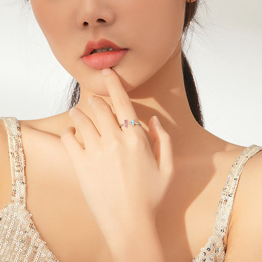 "Sylvory 925 Sterling Silver TetraFlex Ring"