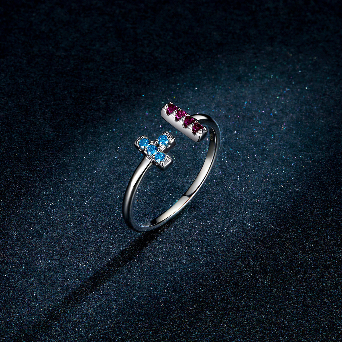 "Sylvory 925 Sterling Silver TetraFlex Ring"