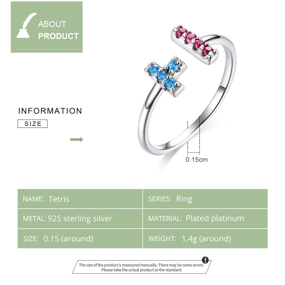 "Sylvory 925 Sterling Silver TetraFlex Ring"