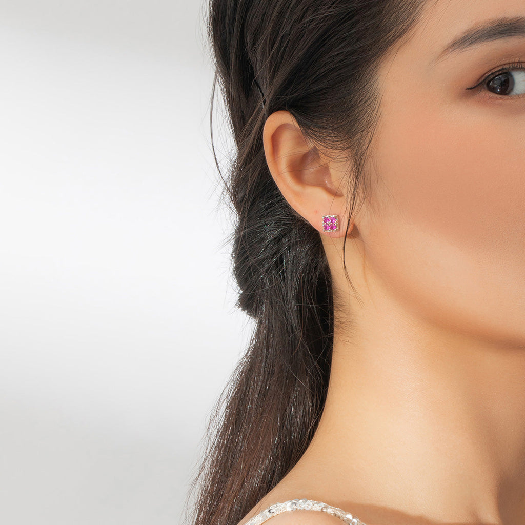 "Sylvory 925 Sterling Silver TetraFlex Studs"