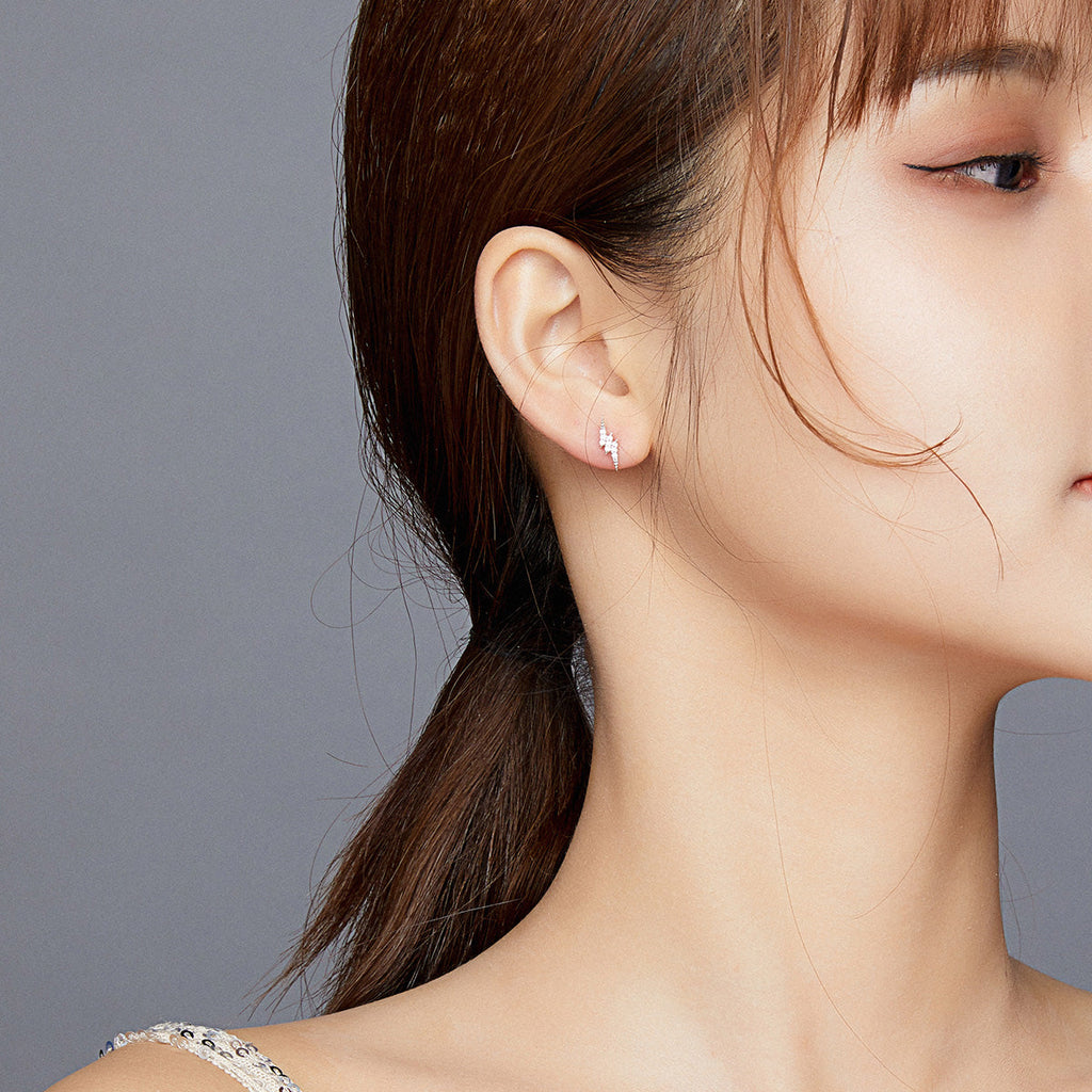 "Sylvory 925 Sterling Silver Thundercloud Studs"