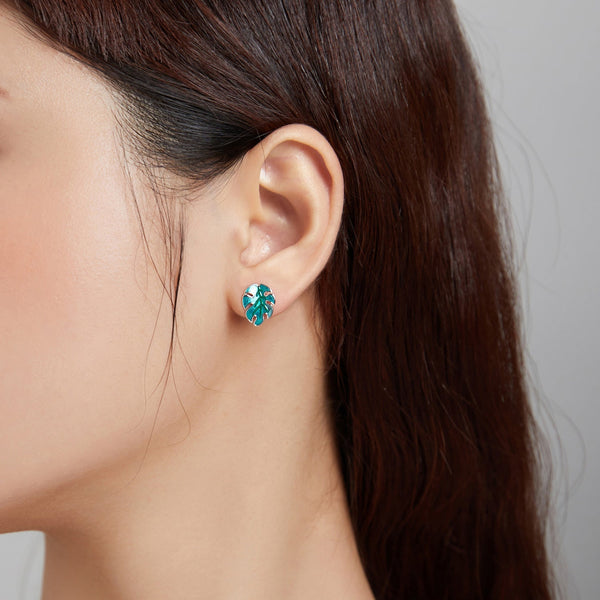 "Sylvory 925 Sterling Silver Tropicana Treasures Studs"