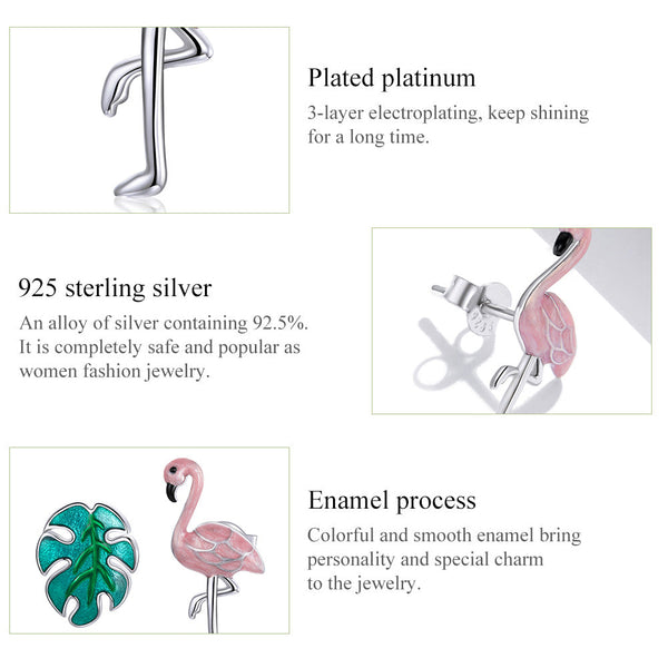 "Sylvory 925 Sterling Silver Tropicana Treasures Studs"