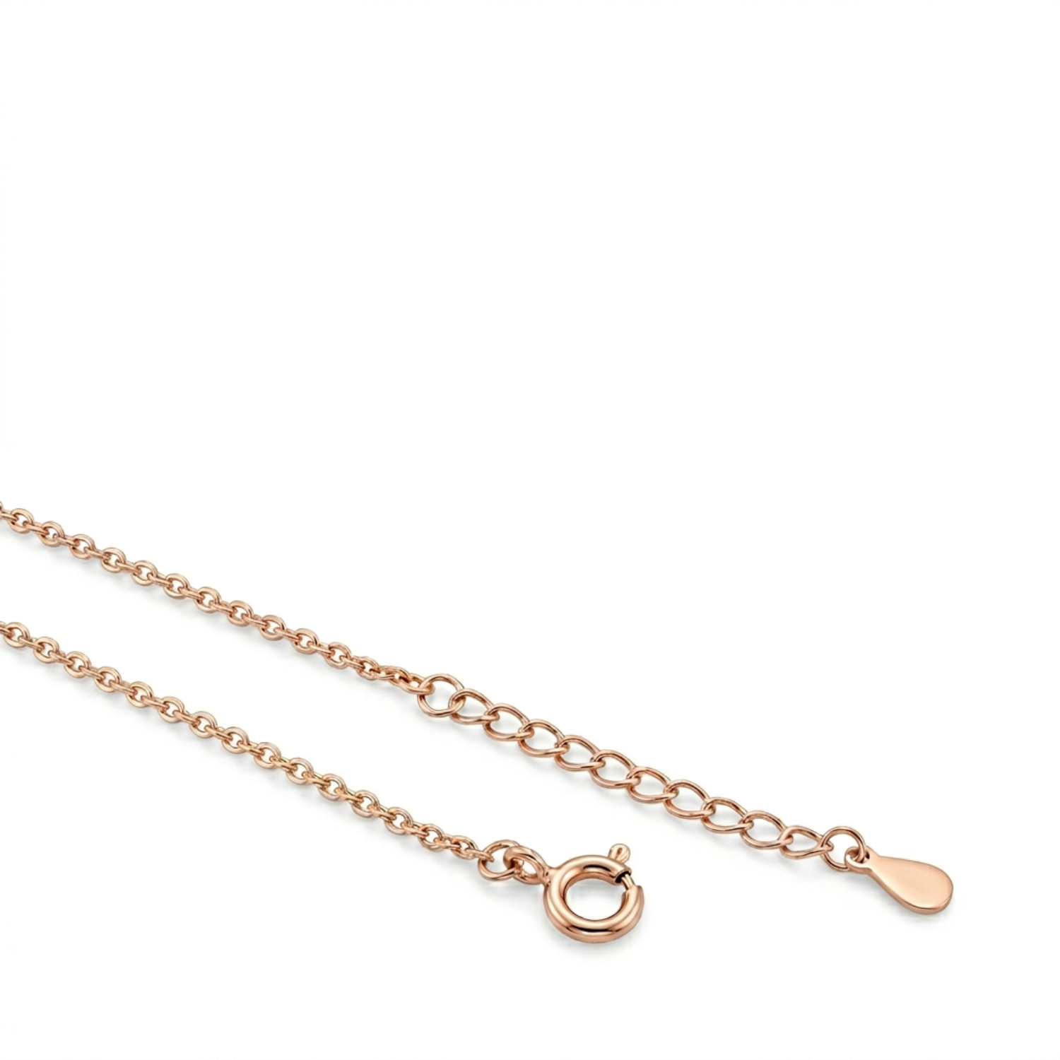 Silver Forever Linked Magnetic Heart Necklace