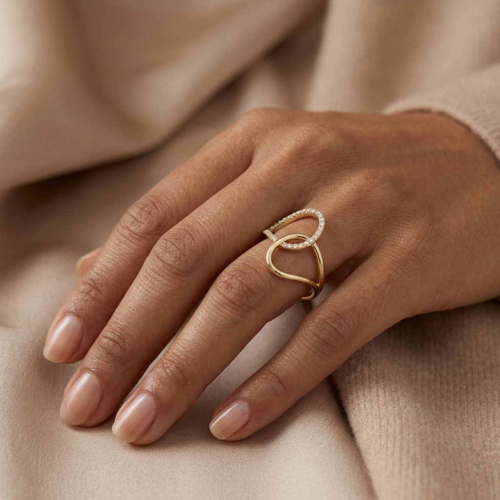 Silver Eternal Connection Ring