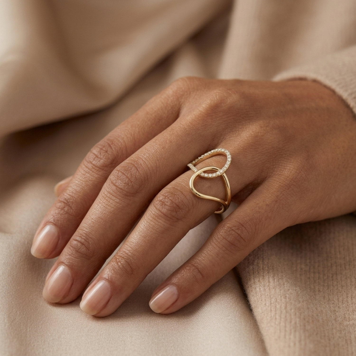 Silver Eternal Connection Ring