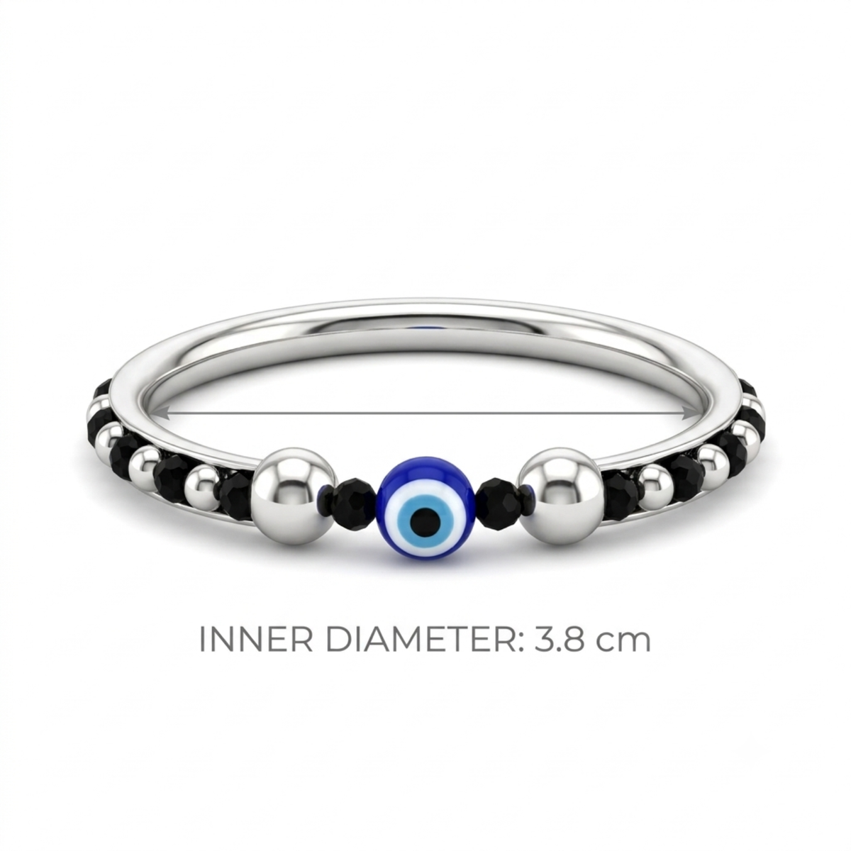 Silver Nazariya Kids Bangle