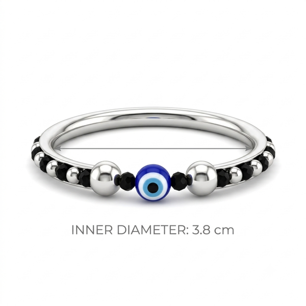 Silver Nazariya Kids Bangle