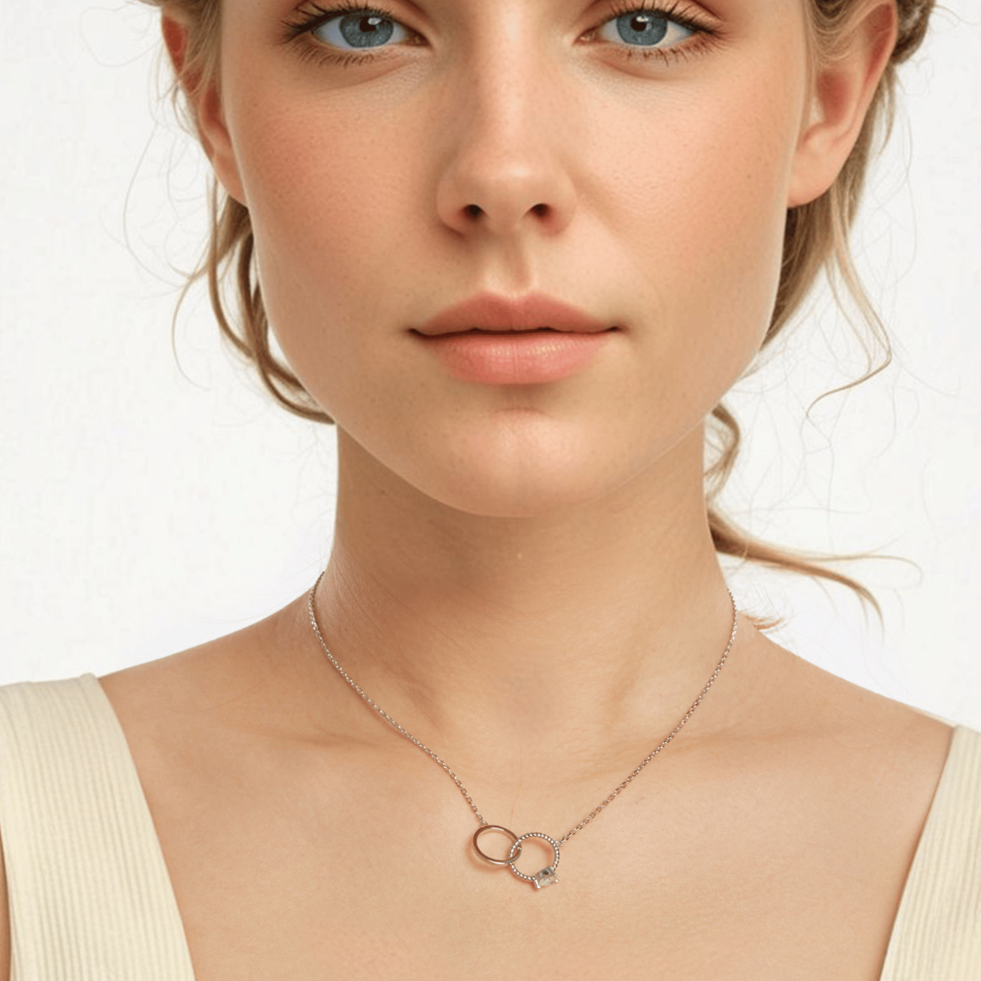 Sylvory 925 Sterling Silver Bound by Love Necklace