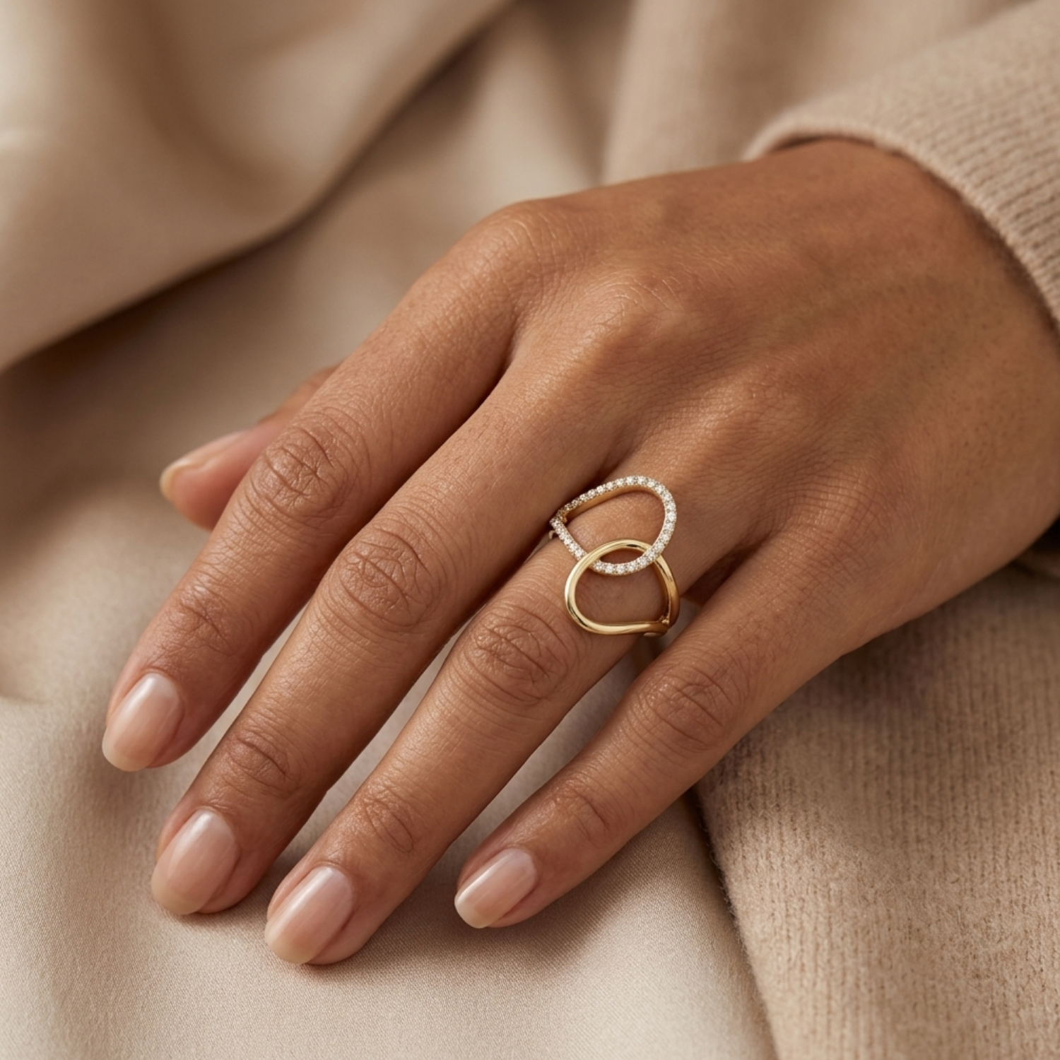 Silver Eternal Connection Ring