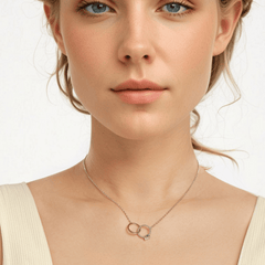 Sylvory 925 Sterling Silver Bound by Love Necklace