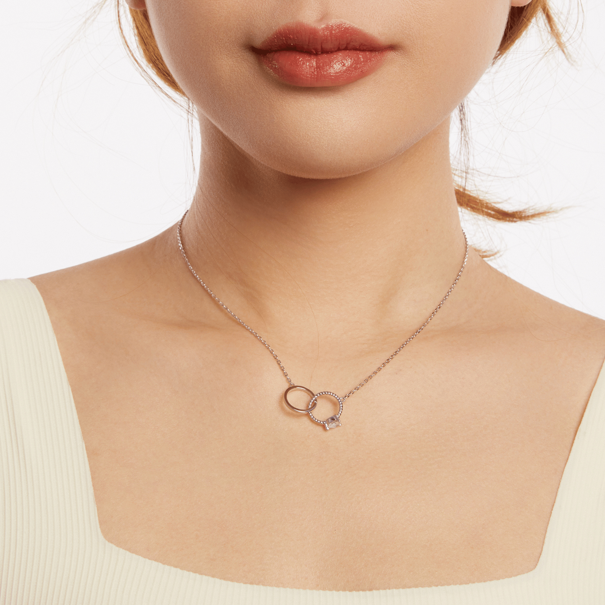 Sylvory 925 Sterling Silver Bound by Love Necklace