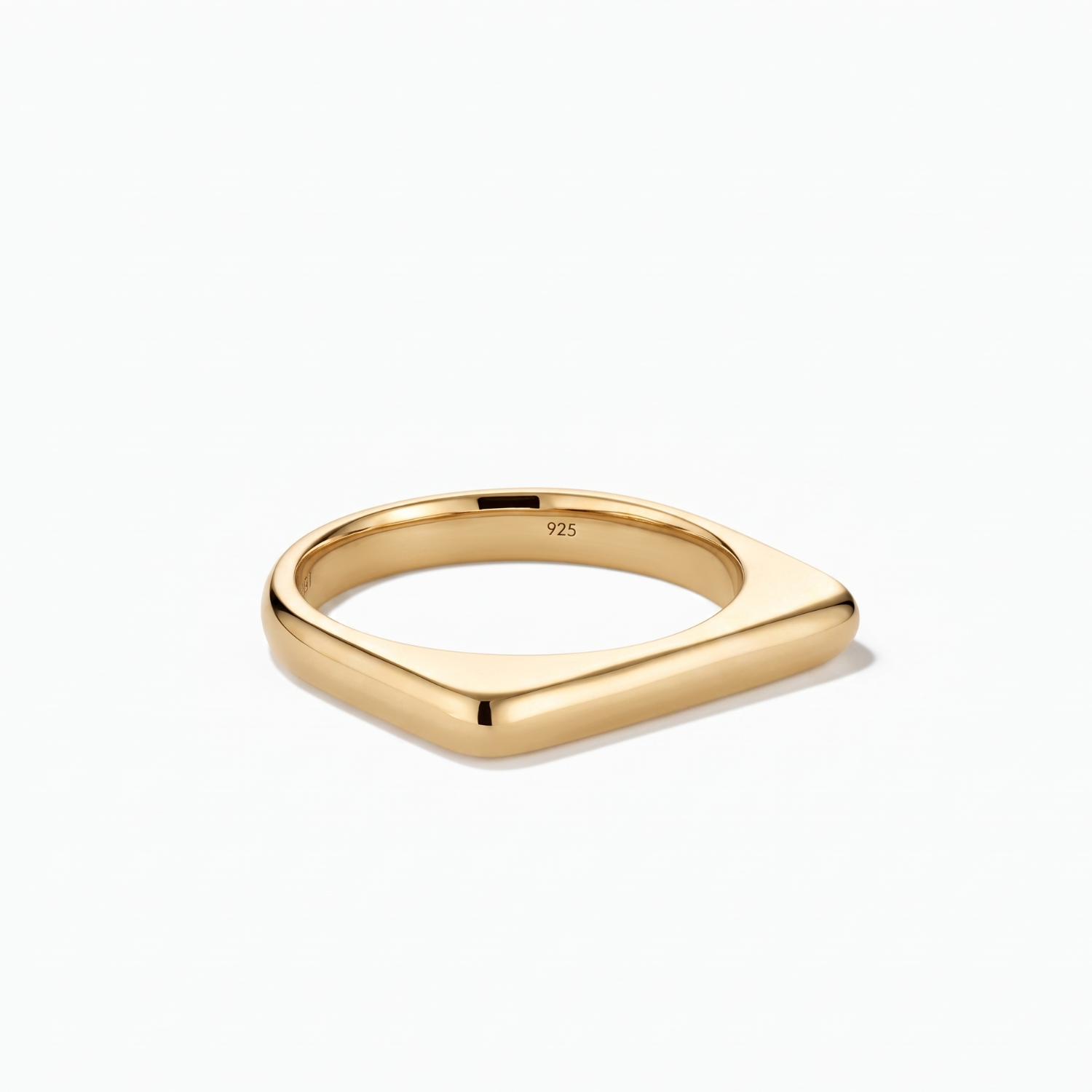 Silver Geometric Ring