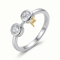 Silver Harry Potter Glasses Ring