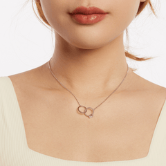 Sylvory 925 Sterling Silver Bound by Love Necklace