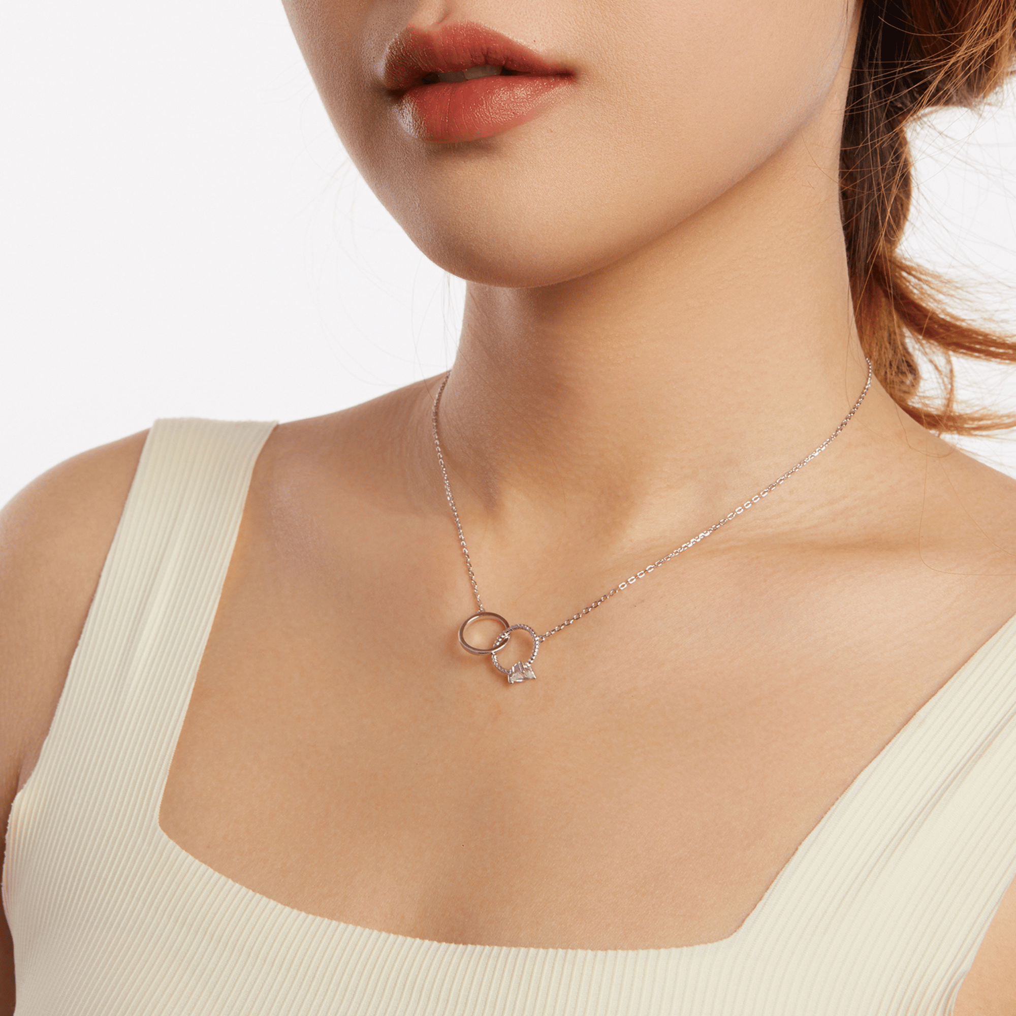 Silver Bound by Love Necklace Secondary image