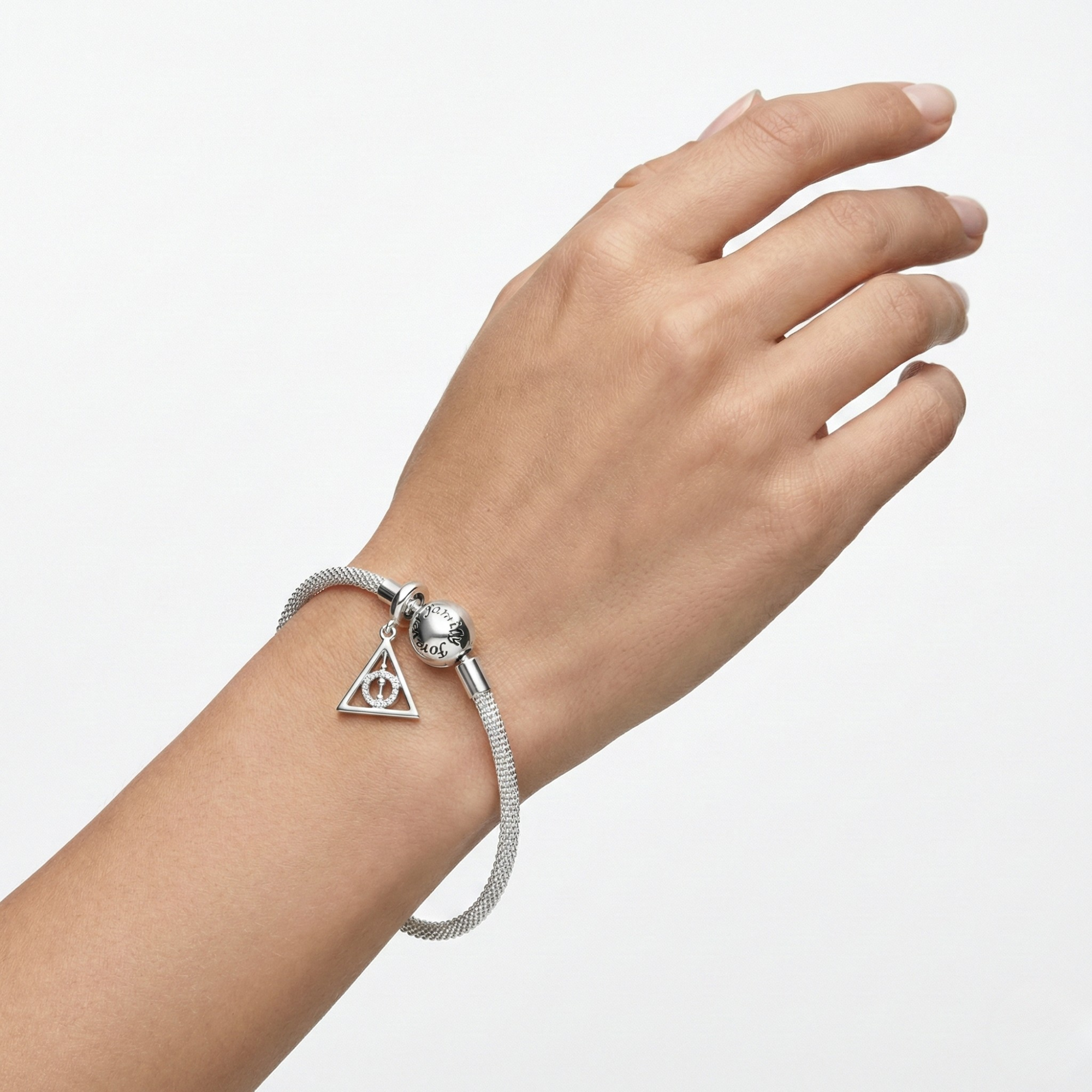 Silver Harry Potter Deathly Hallows Charm