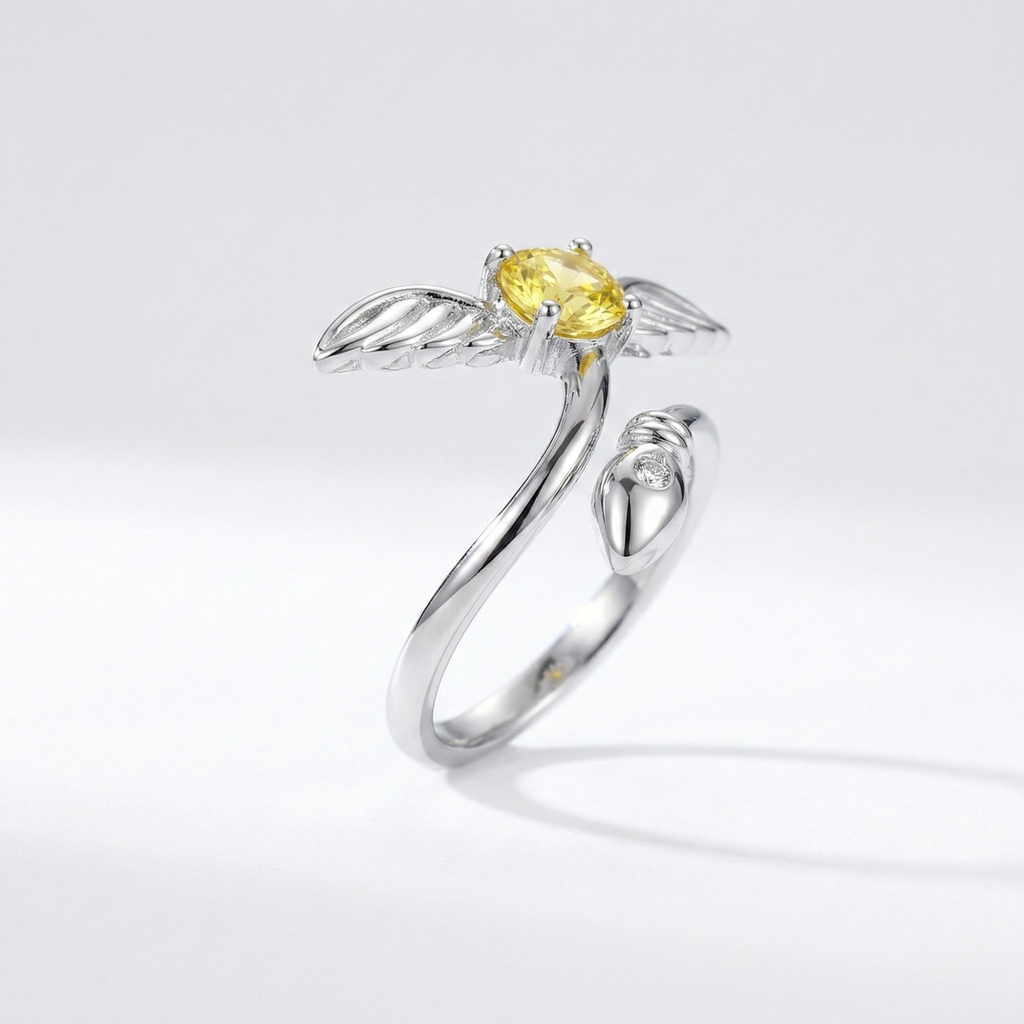 Silver Harry Potter Quidditch Ring