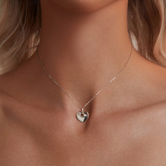 Sylvory 925 Sterling Silver Customized Heart Charm