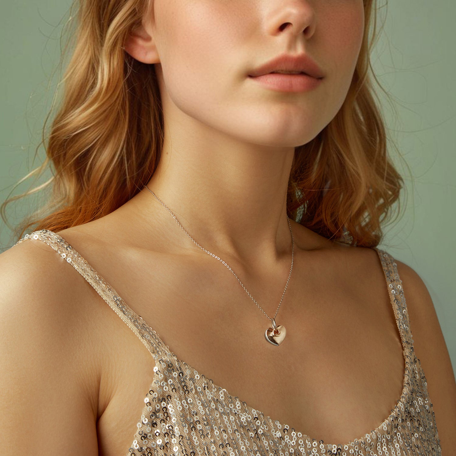 Sylvory 925 Sterling Silver Customized Heart Charm