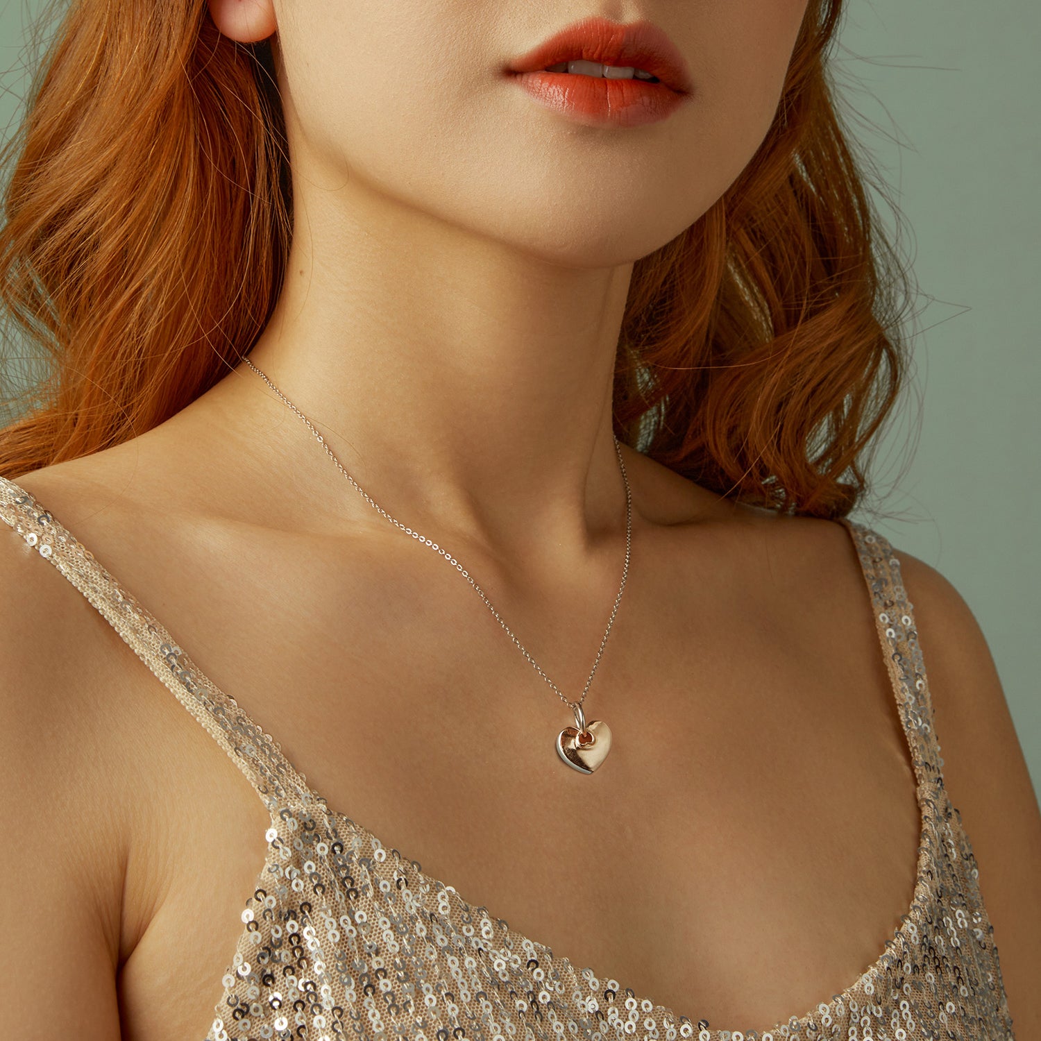 Silver Customized Heart Charm