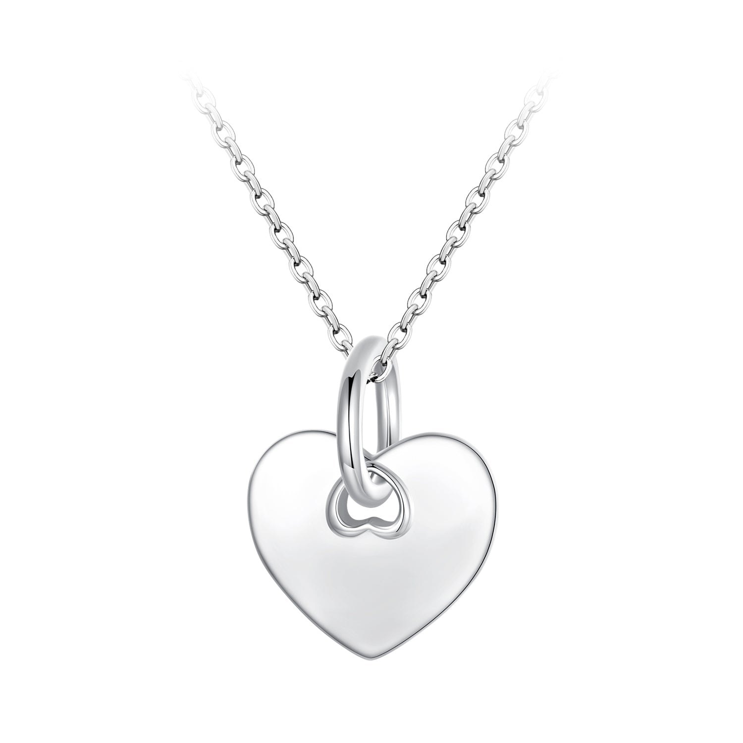 Sylvory 925 Sterling Silver Customized Heart Charm