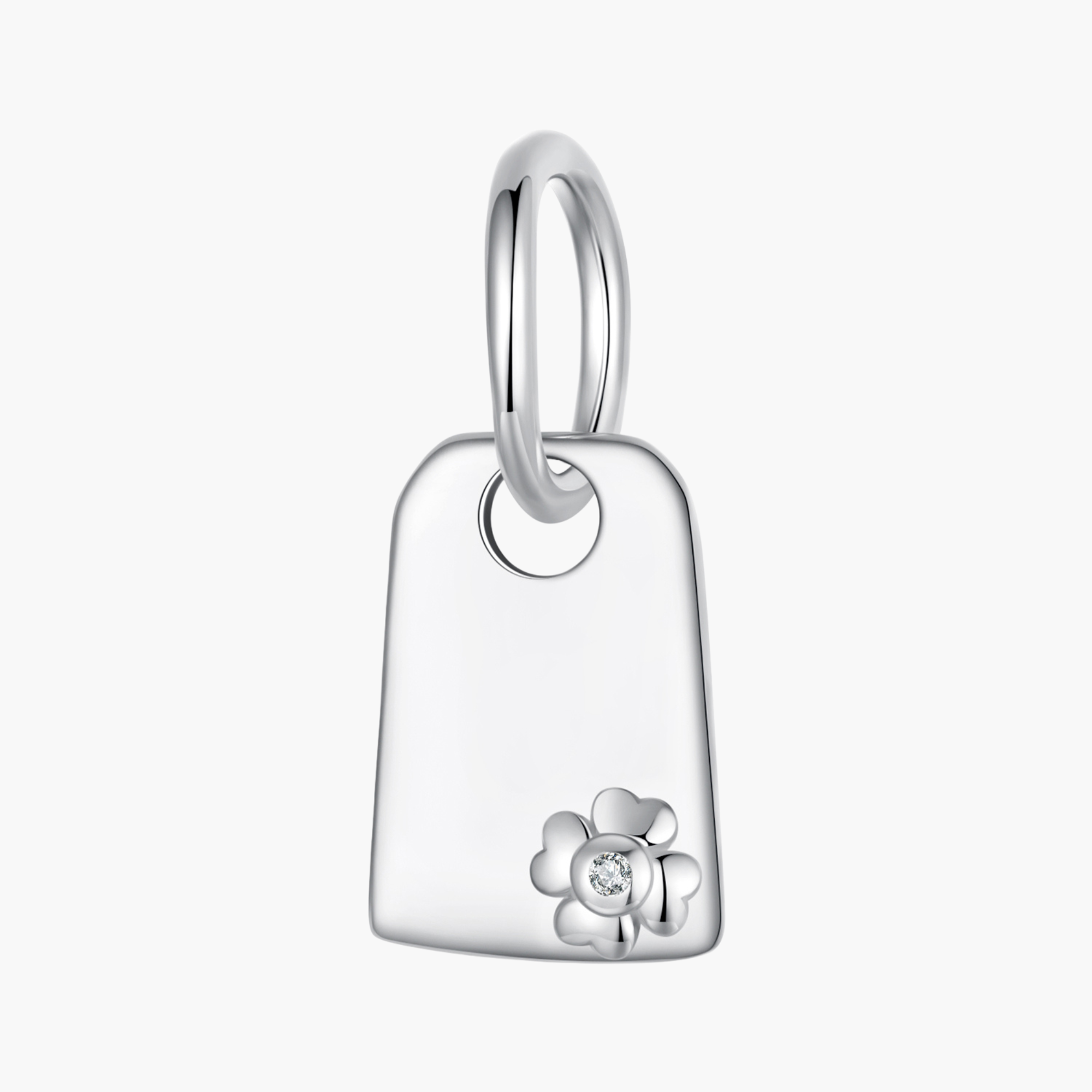 Silver Customized Board Charm