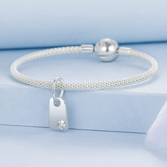 Sylvory 925 Sterling Silver Customized Board Charm