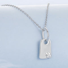 Sylvory 925 Sterling Silver Customized Board Charm