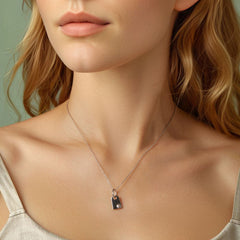 Sylvory 925 Sterling Silver Customized Board Charm