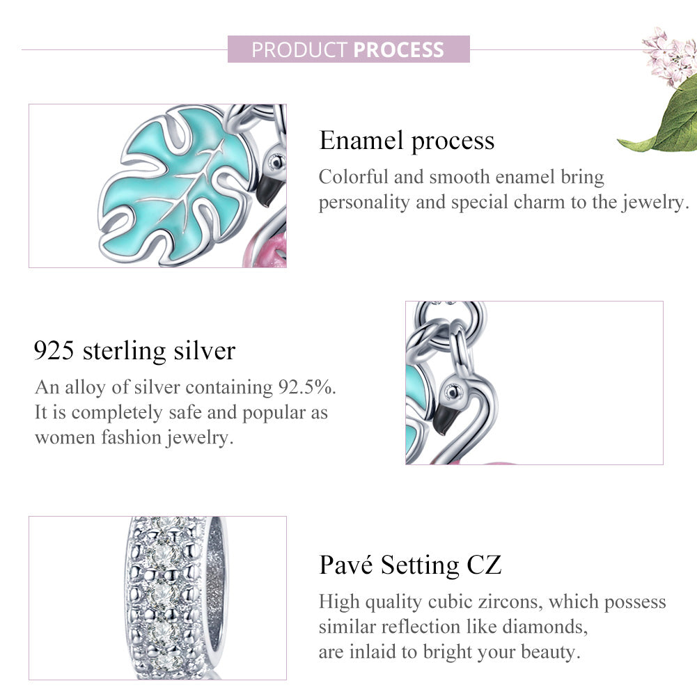 Sylvory 925 Sterling Silver Tropicana Treasures Charm
