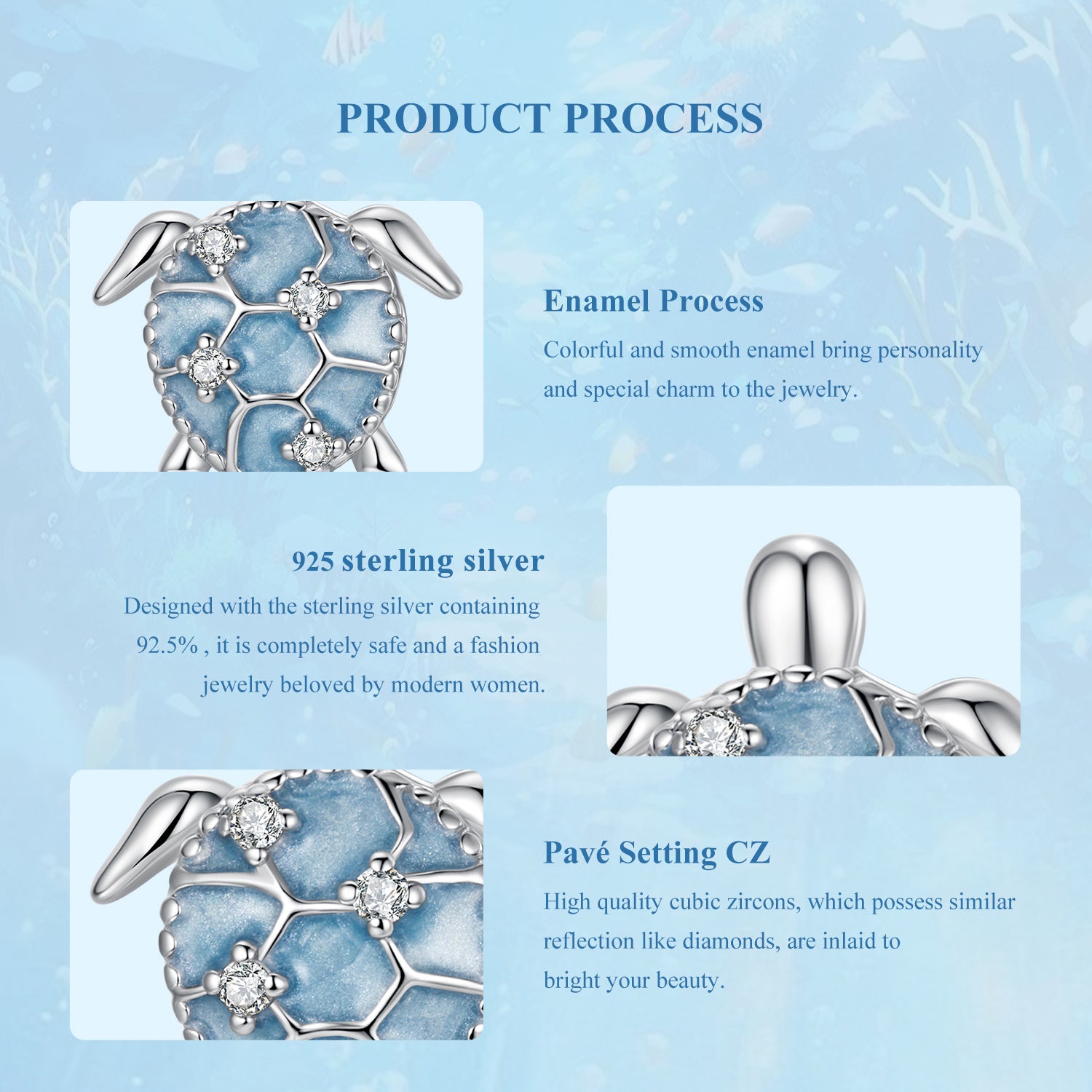 Sylvory 925 Sterling Silver Turtle of Fortune Studs